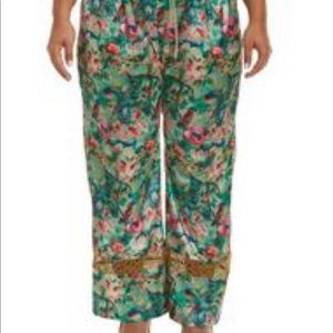 Elvi floral palazzo pants